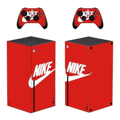 Kit Autocollants Pour Xbox Series X Nike Sticker Skin Pour Xbox Series