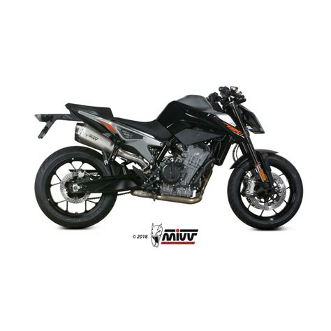 MIVV Auspuff SLIP ON DELTA RACE Edelstahl für KTM 790 DUKE KT