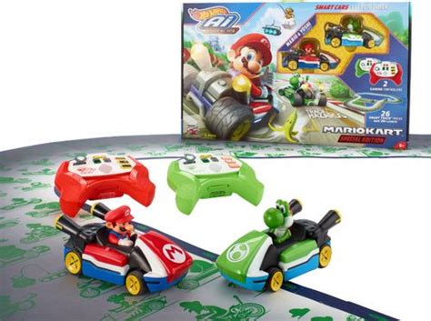 Hot Wheels Ai Mario Kart Edición Starter Pista Set Negro Verde