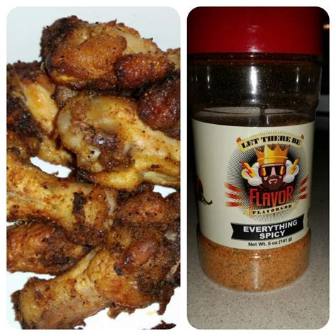 Spicy Wings With Flavor God Everything Seasoning