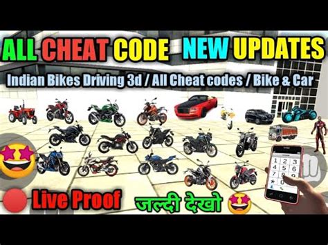 All Cheat Codes In Indian Bike Driving D Indian Bike Driving D All