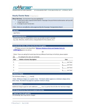 Fillable Online Fmcsa Passenger Authorization Form Fill Online