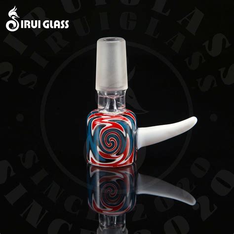 Sirui Glass Bowl Glass Water Pipe Smoking Pipe Borosilicate Pipe Grinder Tobacco Glass Art