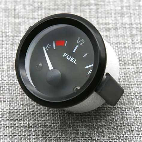 240 33 Ohm Fuel Level Gauge With White Led 52mm Fuel Tank Meter Indicator Oil Motorcycle Parts