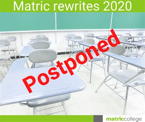 Matric Rewrites 2020