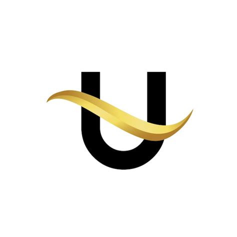 Premium Vector U Gold Brand Symbol Design Graphic Minimalist Logo