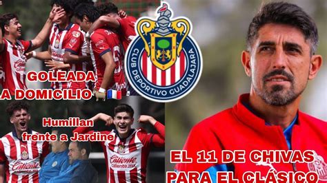 YA GOLEO CHIVAS AL AMÉRICA EN SUB23 EL 11 DE CHIVAS PARA EL CLASICO