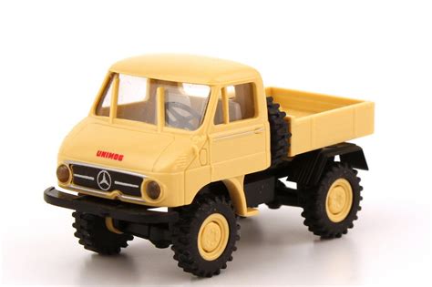 Mercedes Benz Unimog 411 Mit Pritsche Beige Brekina 39002 In Der 1zu87