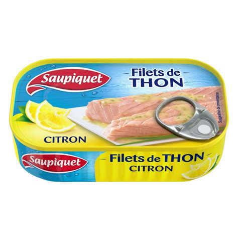 Thon Filets Au Citron Saupiquet Thon Filets Au Citron Saupiquet