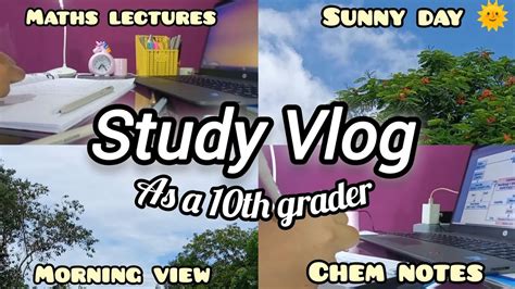 Study Vlog As A Th Grader Study Challenge Day Youtube