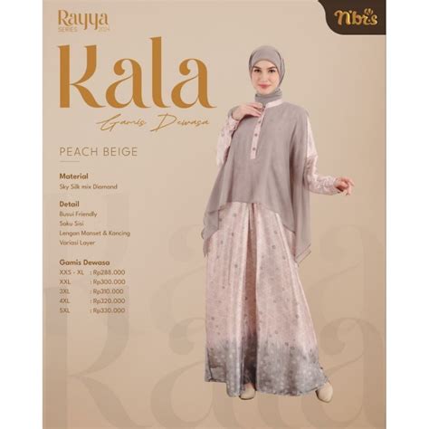 Jual TERMURAH GAMIS SARIMBIT NIBRAS KALA Shopee Indonesia