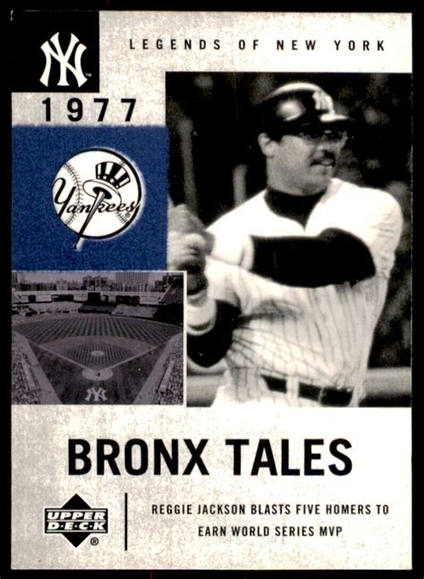 Upper Deck Legends Of New York Reggie Jackson New York Yankees