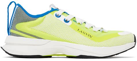 Lanvin Green L-I Mesh Sneakers Lanvin