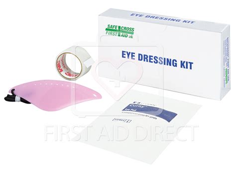 Eye Dressing Kit With 1 Eye Pad 1 Eye Shield 1 Tape First Aid Direct