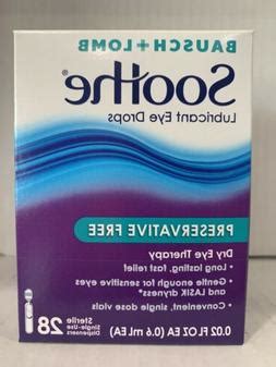 Soothe Lubricant Eye Drops, Preservative Free, 28ct 310119022191T725