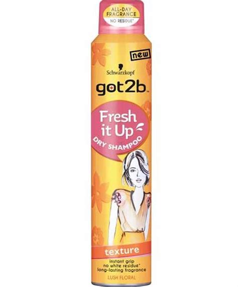 Schwarzkopf Got B Got B Texture Fresh It Up Lush Floral Dry Shampoo