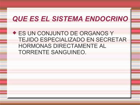 Sistema Endocrino Ppt