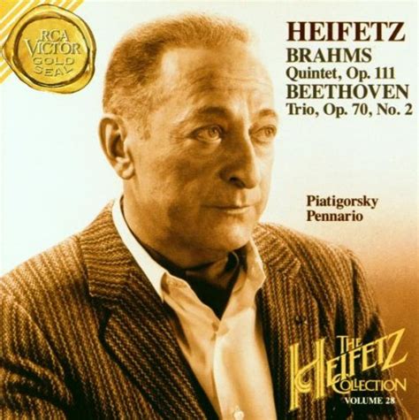 The Heifetz Collection Vol Brahms Quintett Op Beethoven