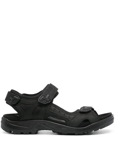 ECCO Offroad Panelled Sandals Black FARFETCH