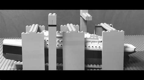 Lego Titanic Sinking V Youtube