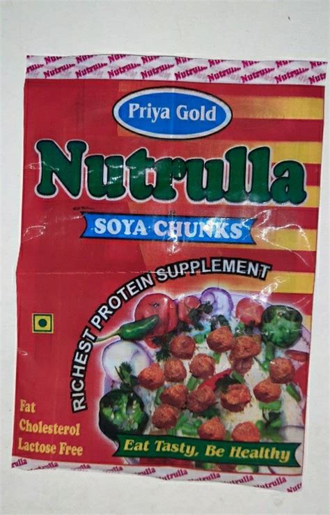 Printed Heat Sealed Soya Chunks Packaging Pouch At Rs Kilogram In