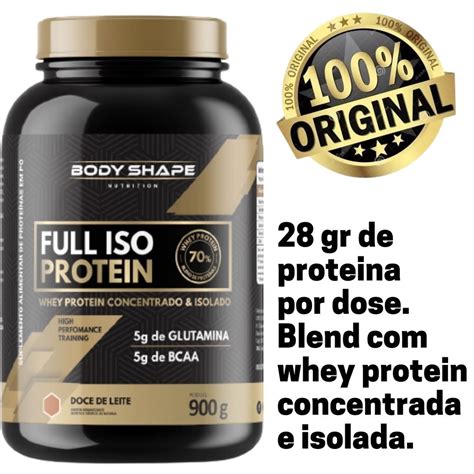 Proteina Whey Protein Isolado E Concentrado Blend Protein Shopee Brasil