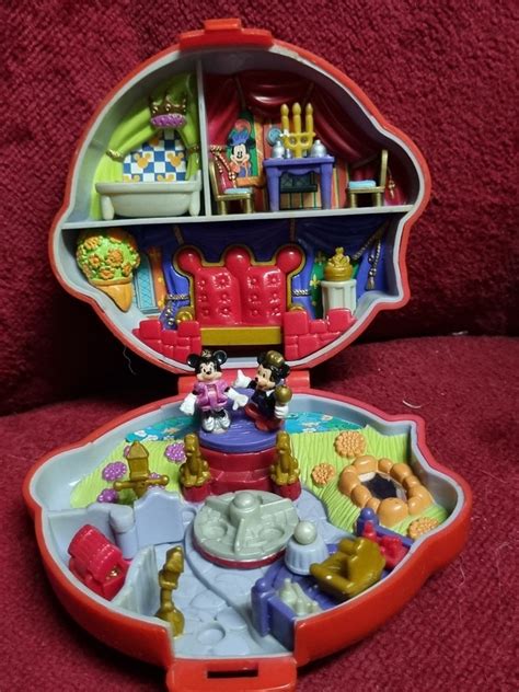 Vintage Polly Pocket Disney Minnie And Mickey Mouse Playcase Hobbies