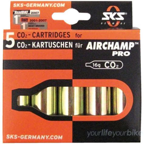 Sks Airchamp Pro Co G Ersatz Patronen Kartuschen Gewindelos Mtb