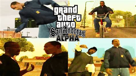 Gta San Andreas Alpha Version Mod Gameplay Youtube