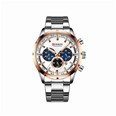 Curren 8355 Multi Dial Chronograph Fashion Wrist Watch - WatchCentre.PK