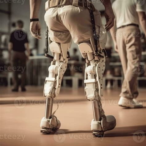 there is a man with a prosthetic leg and a prosthetic leg. generative ...