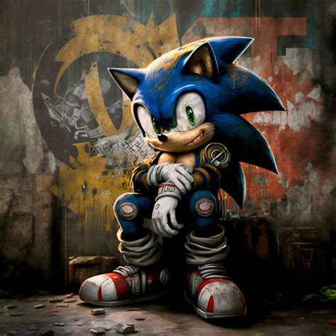 Poster Sonic the Hedgehog Kid Decor Blue Poster Digital - Etsy