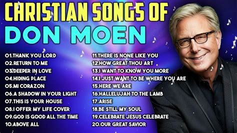 Don Moen Best Healing Songs Playlist 2023 Praise And Worship Youtube