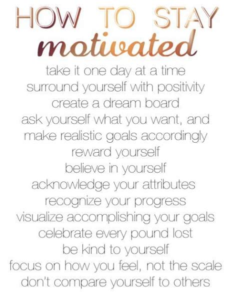 How To Stay Motivated Living Your Best