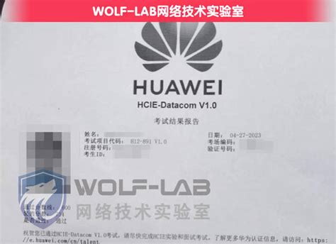 4月27日华为认证hcie培训（datacom方向）h12 891笔试稳定！ Wolflab沃尔夫网络实验室 Hcie培训 Ccie培训