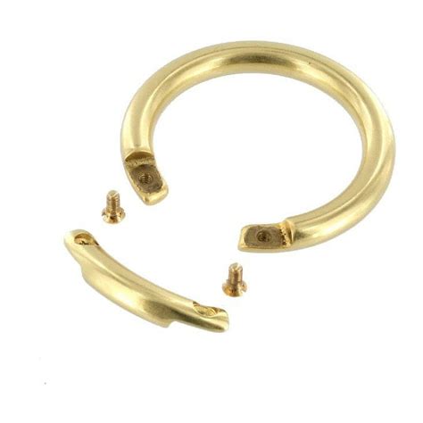 Ors Natural Brass O Ring Opens With Screws Solid Brass Ll Multiple Sizes