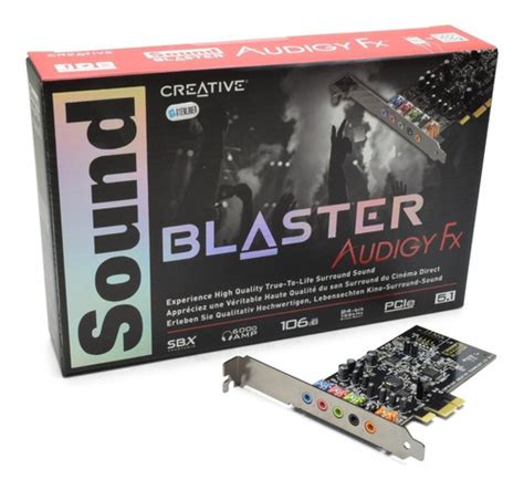 Tarjeta De Sonido Sound Blaster Audigy Fx Mercado Libre