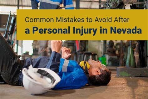 Common Mistakes To Avoid After A Personal Injury In Nevada