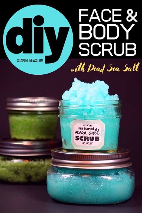 Homemade Dead Sea Salt Face And Body Scrub Recipe For Glowing Skin