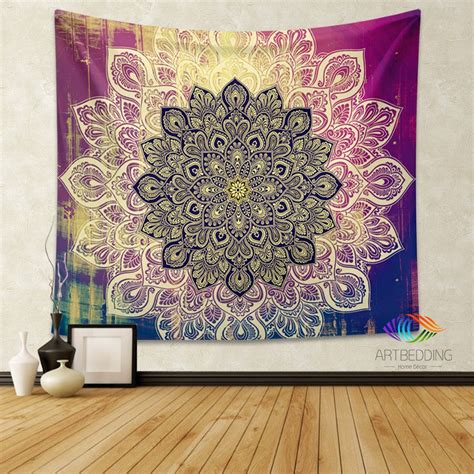 Bohemian Tapestry Mandala Tapestry Wall Hanging Bohemian Decor