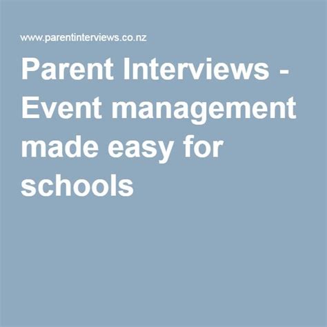 Event Management Made Easy For Schools Event Management Parents As