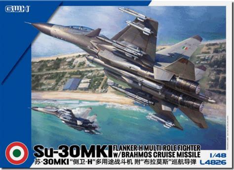 Great Wall Hobby L Su Mki Flanker H W Brahmos Missile Indian Af