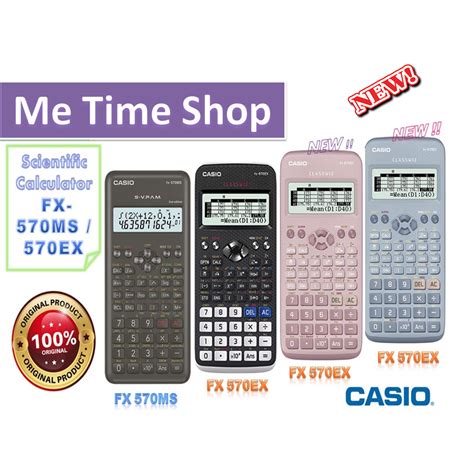 Casio Scientific Calculator Fx 570ms 2nd Edition Fx 570ex Classwiz Shopee Malaysia