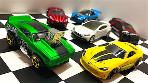 Let S Open New Hot Wheels Cars Unboxing Camaro Viper Tesla And More