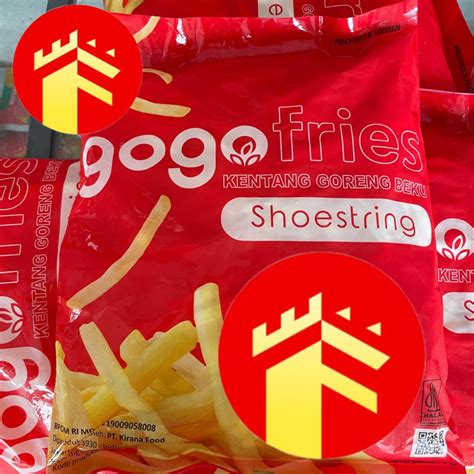 Jual Kentang Goreng Shoestring Gogo Fries Kg Kg Straight Cut