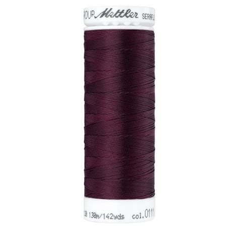 Fil à coudre élastique Mettler Seraflex Betterave rouge 130 m La