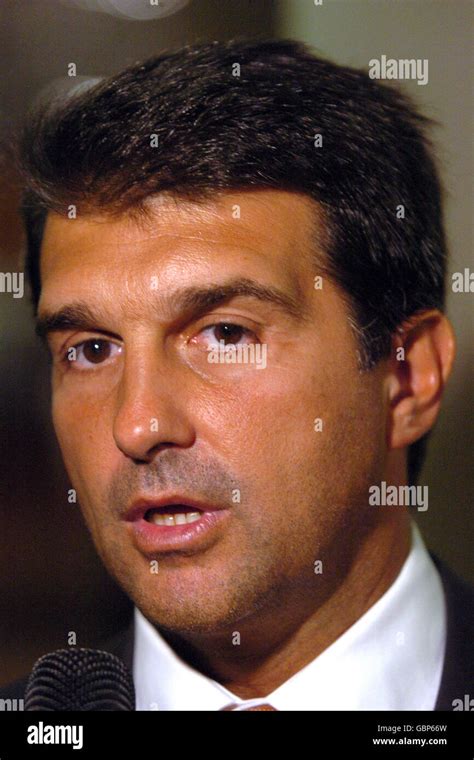 Joan Laporta President Of Fc Barcelona Hi Res Stock Photography And