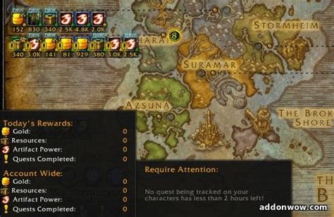 World Quest Tracker Map Minimap Addons World Of