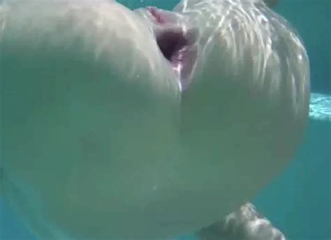 Underwater Ass Play Gape Prolapse