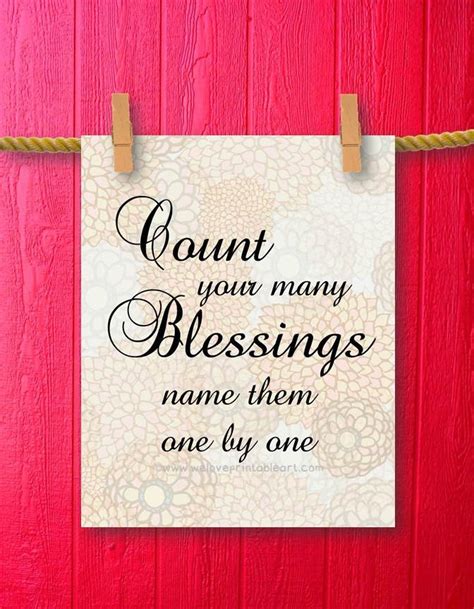 Count Your Blessings Bible Verse Art Printable, Scripture Print ...